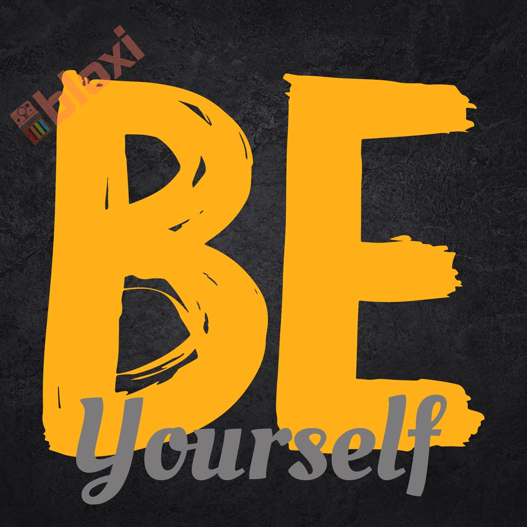 בלוק השראה Be yourself 17x17